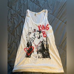 American apparel King Bey Beyonce’ tank top NWOT sz L